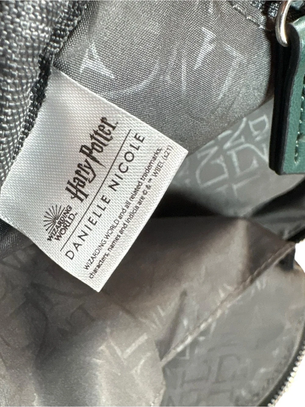 Danielle Nicole Emerald Slytherin Quilted Mini Backpack Plus Extras
